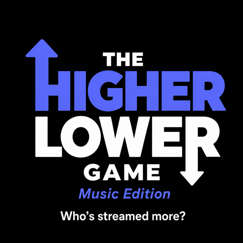 The Higher Lower Game — Music Edition